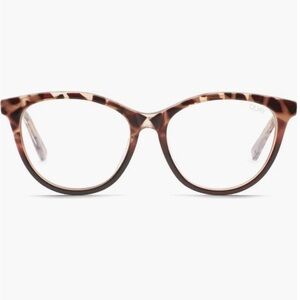 Quay All Nighter Tortoiseshell Blue Light Glasses